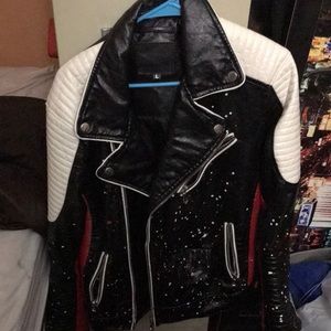 Vintage Retro Painted Large Jacket